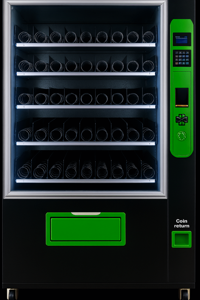 XL 8-Wide Combo Vending Machine – Snack and Drink Dispenser